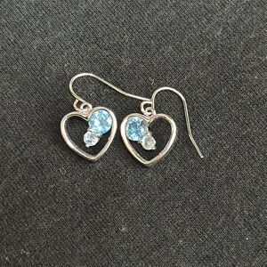 Silver Heart Earrings